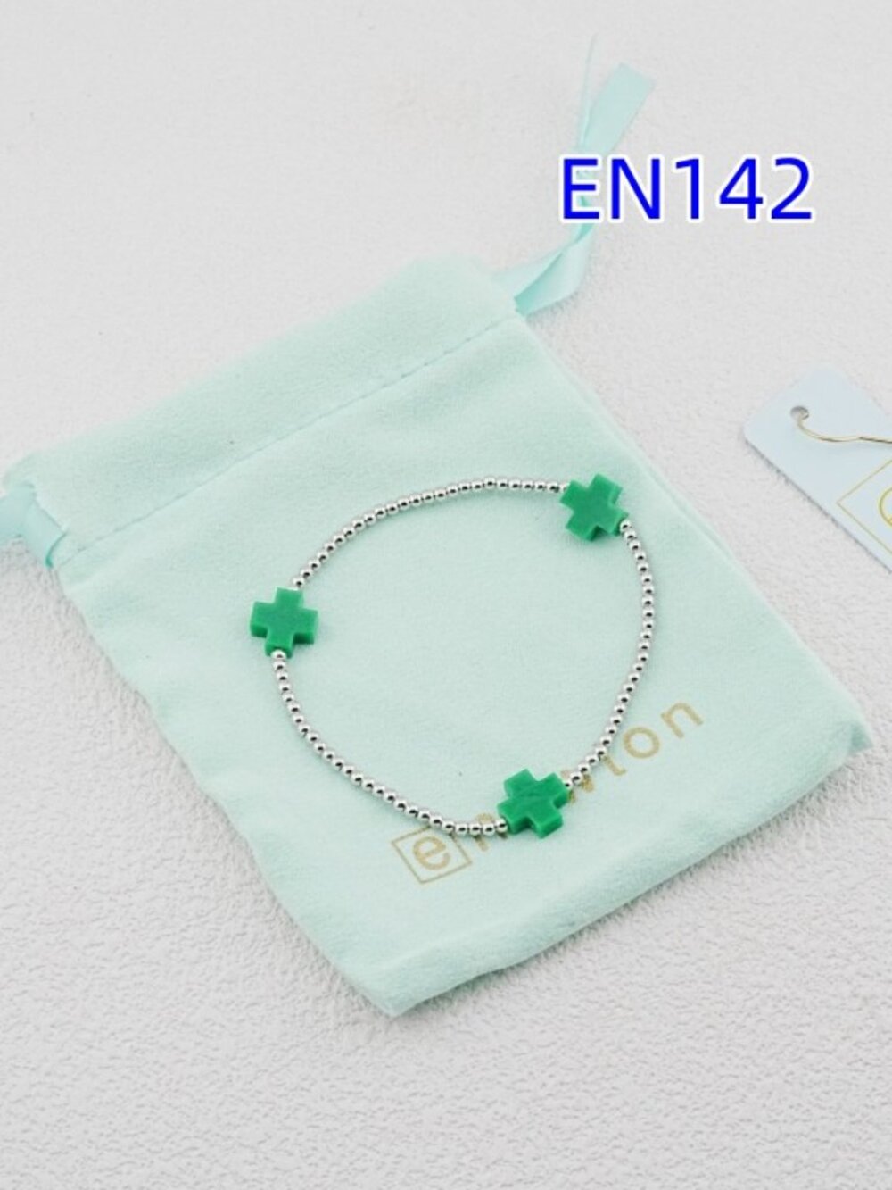 Enewton Gold Bead Cross Bracelet
